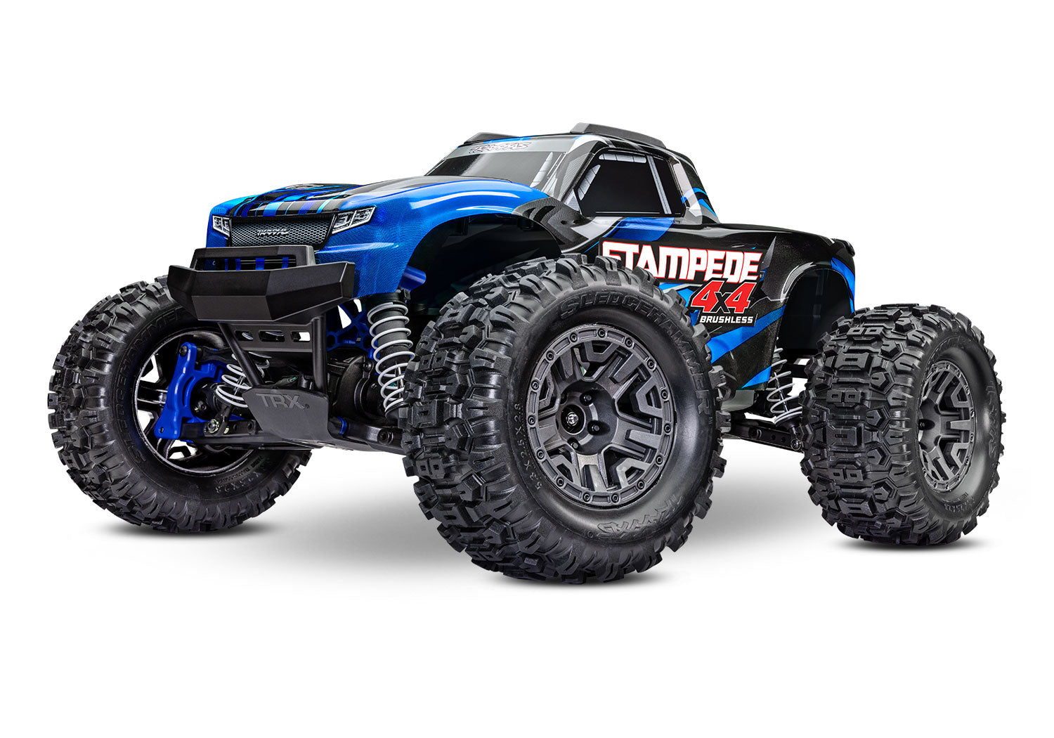 トラクサス 1/10  STAMPEDE RTR 塗装済み完成品  ブラシレスモーター モンスタートラック スタンピード Stampede 4X4  67154-4