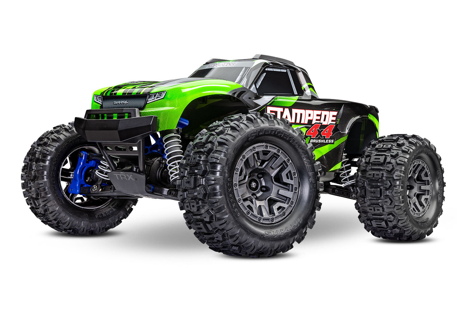 トラクサス 1/10  STAMPEDE RTR 塗装済み完成品  ブラシレスモーター モンスタートラック スタンピード Stampede 4X4  67154-4