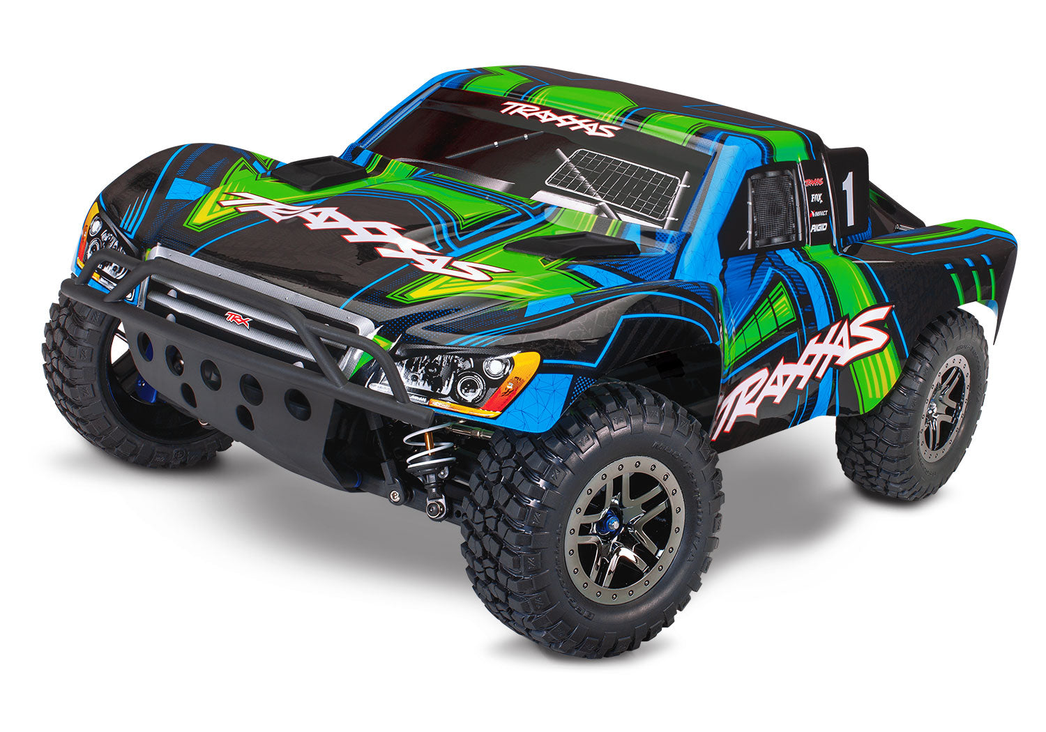 トラクサス　スラッシュ 4x4 VXL アルティメット RTR グリーン　クリップレスボディ　Slash 4X4 Ultimate　68277-4