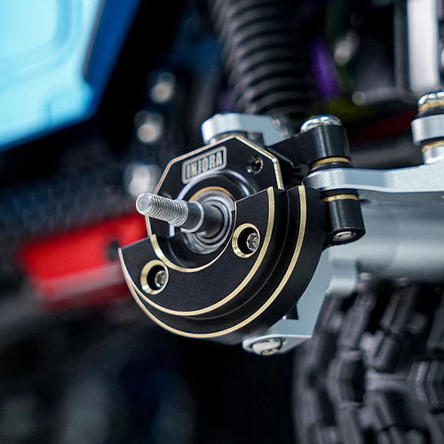 1/18 TRX4M用 真鍮製ステアリングナックルとカウンターウェイト