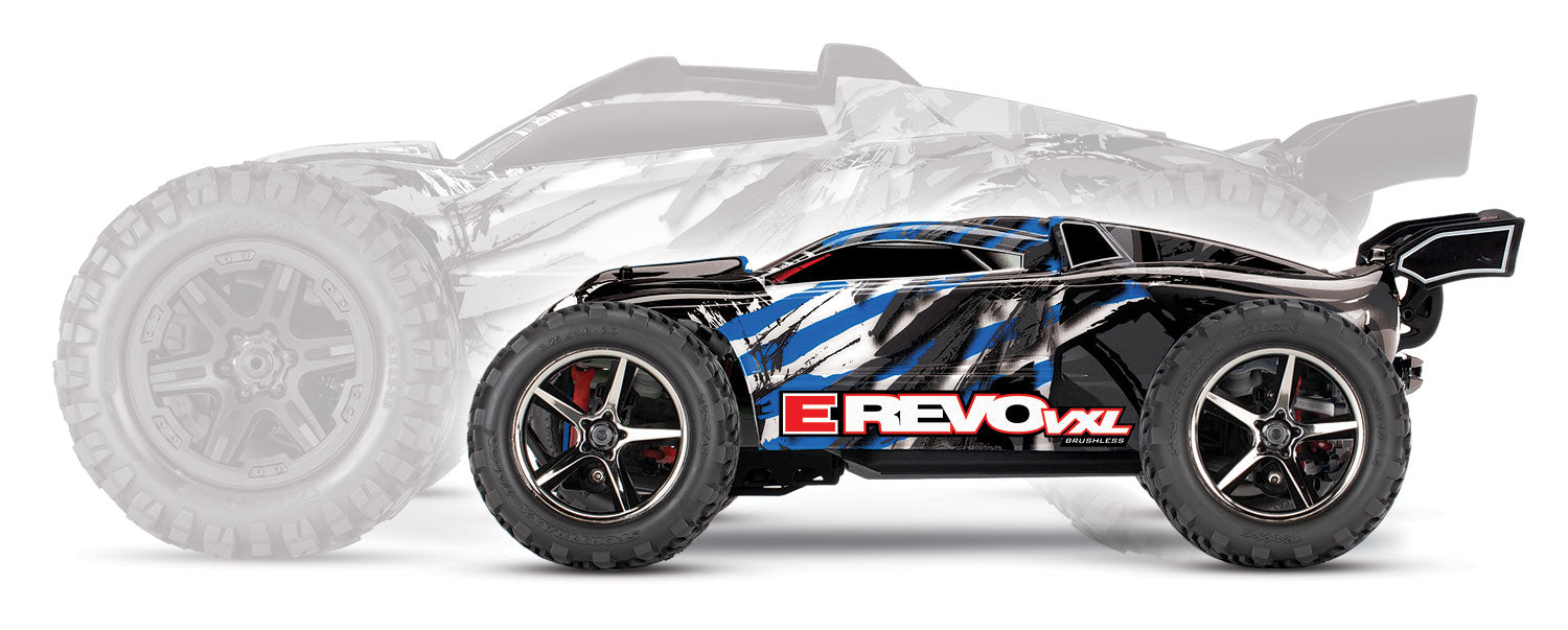 トラクサス E-Revo VXL 1/16 4WD RTRトラック ブラシレスモーター、ESC バッテリー+充電器付き 71076-3