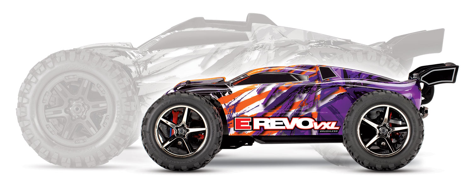 トラクサス E-Revo VXL 1/16 4WD RTRトラック ブラシレスモーター、ESC バッテリー+充電器付き 71076-3