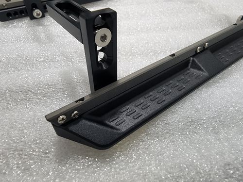 H-TECH 1/10 トラクサス TRX4適合 ブロンコ アルミメタルサイドステップ&ロックレール 「ラプタータイプ」