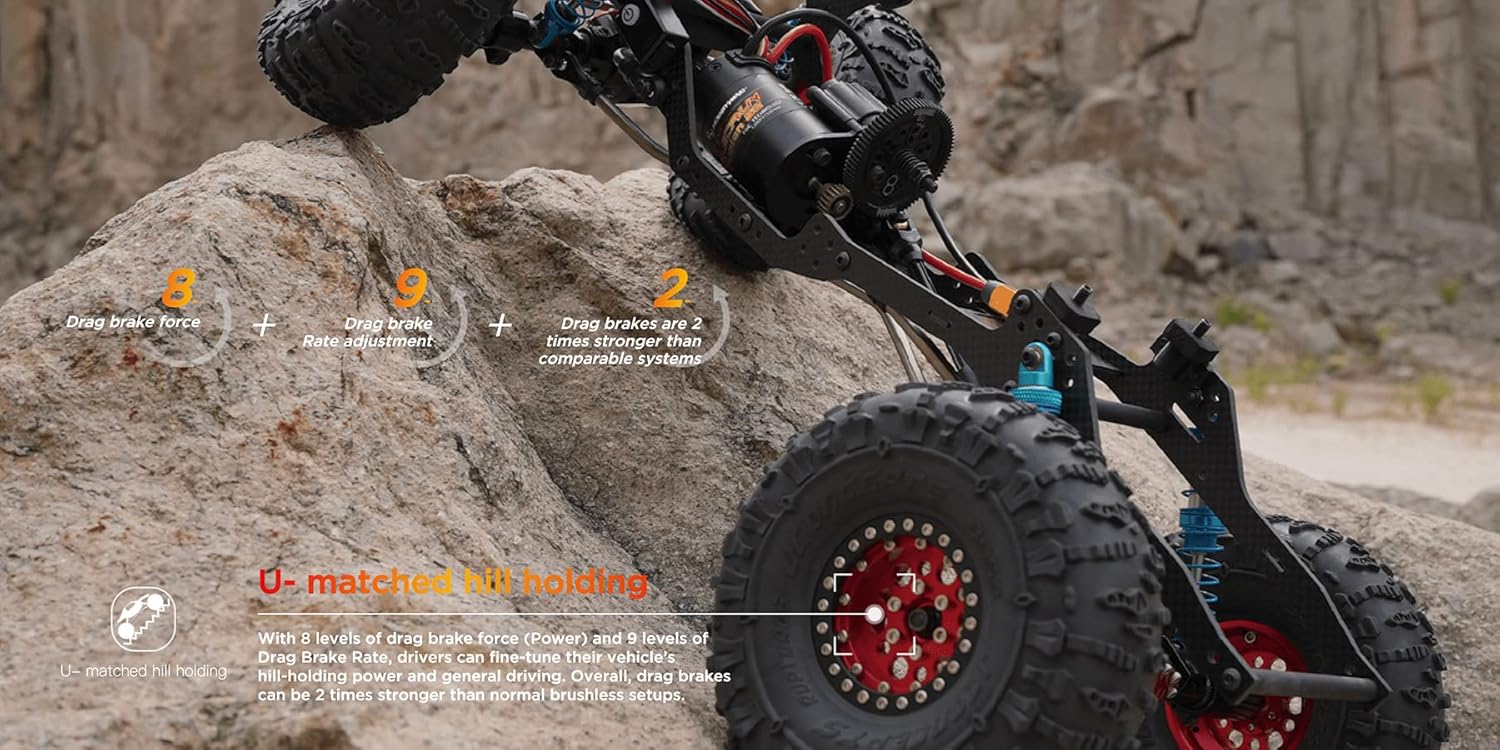 ホビーウィング クイックラン フュージョンSE FOC 2-in-1 ESC & モーターシステム (1200Kv) Hobbywing QuicRunFusion SE