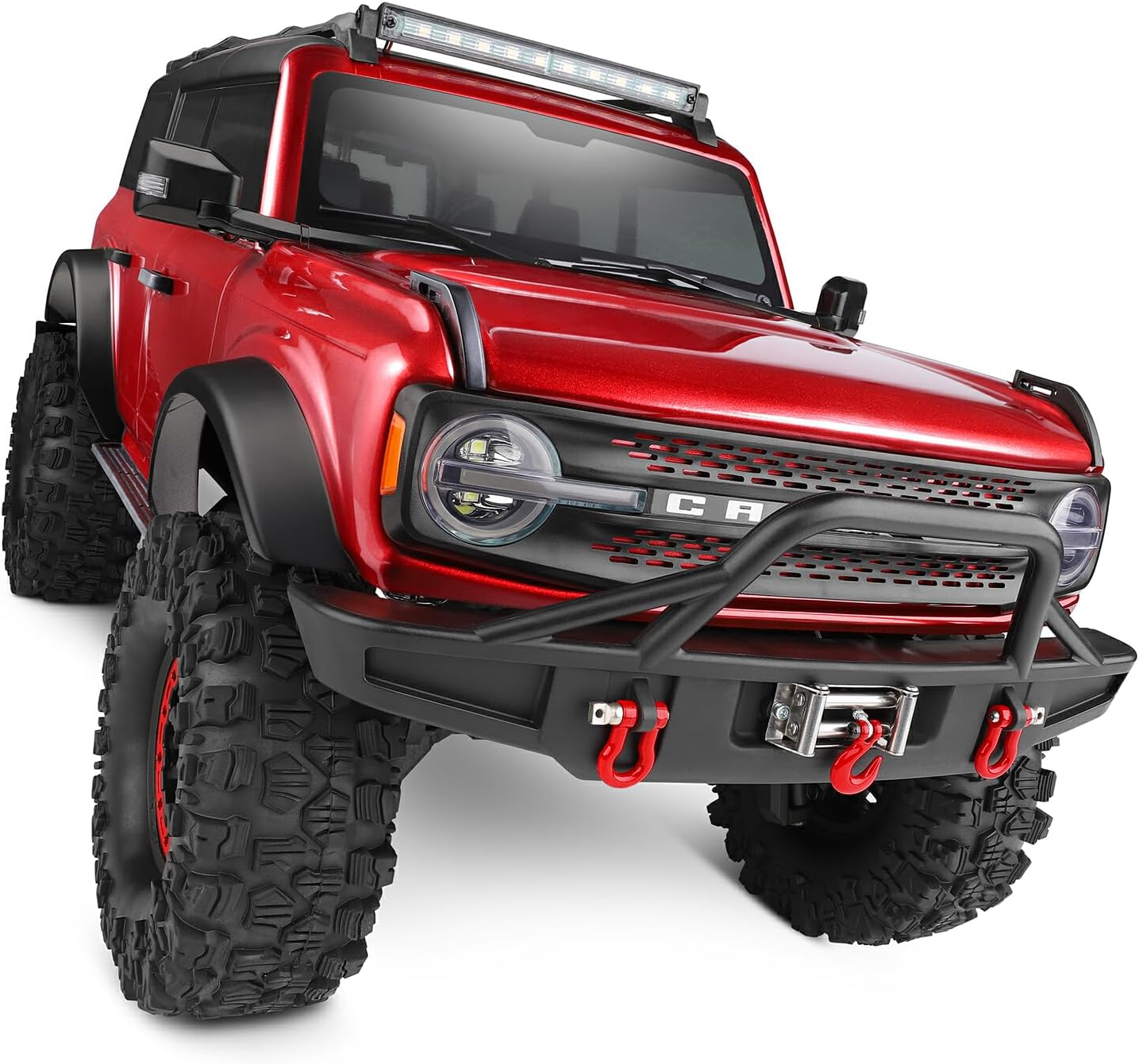 WLtoys 1:10 RCカー CABALLO 4WD オフロード クライミング車両 2.4G リモートコントロール クローラー ブロンコ レッド 104020