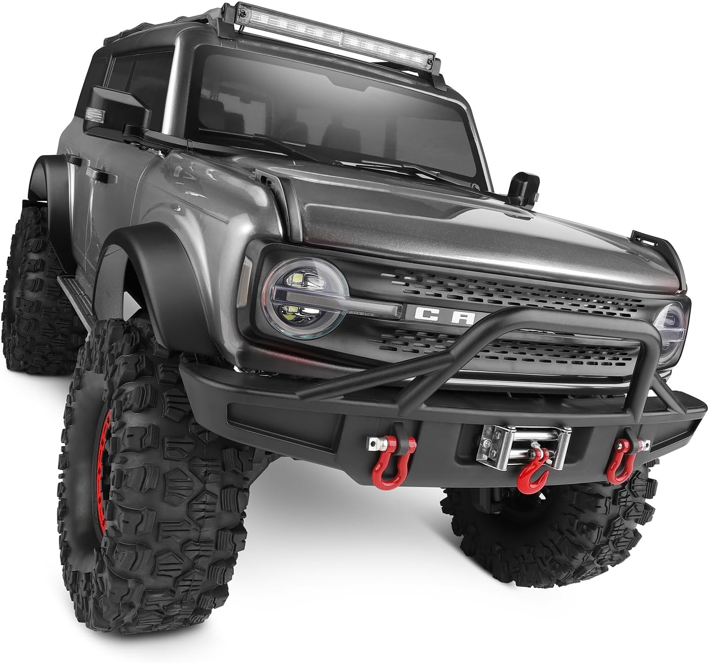 WLtoys 1:10 RCカー CABALLO 4WD オフロード クライミング車両 2.4G リモートコントロール クローラー ブロンコ グレー 104020