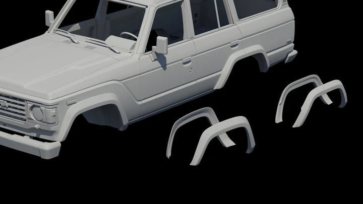 1/10 ランドクルーザー60 FJ60 ボディ組み立てキット