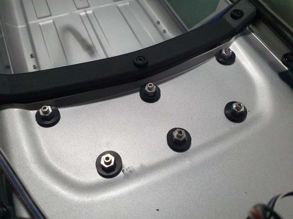 H-TECH 1/10 トラクサス TRX4適合 ブロンコ アルミメタルフード "ラプタータイプ"