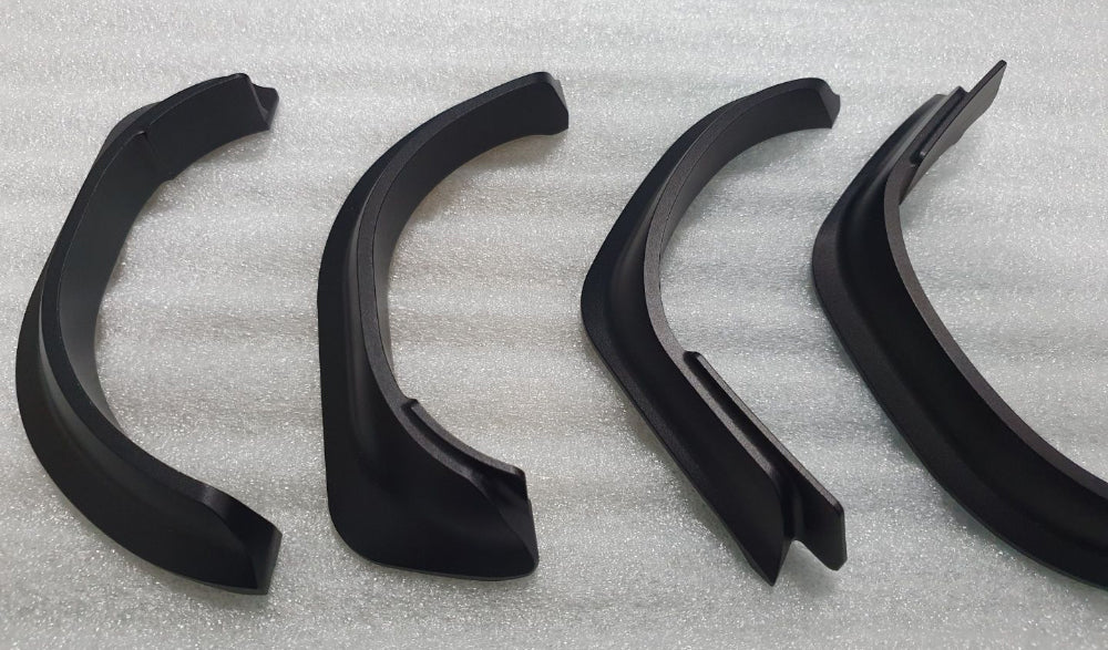 H-TECH 1/10 トラクサス TRX4適合 ブロンコ アルミメタルフェンダー フレア "ラプタータイプ"