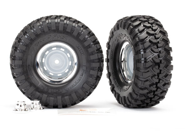 トラクサスXRT付属タイヤ4本 traxxas トラクサス TRX4 スペア用タイヤホールセット S1 コンパウンド 1本