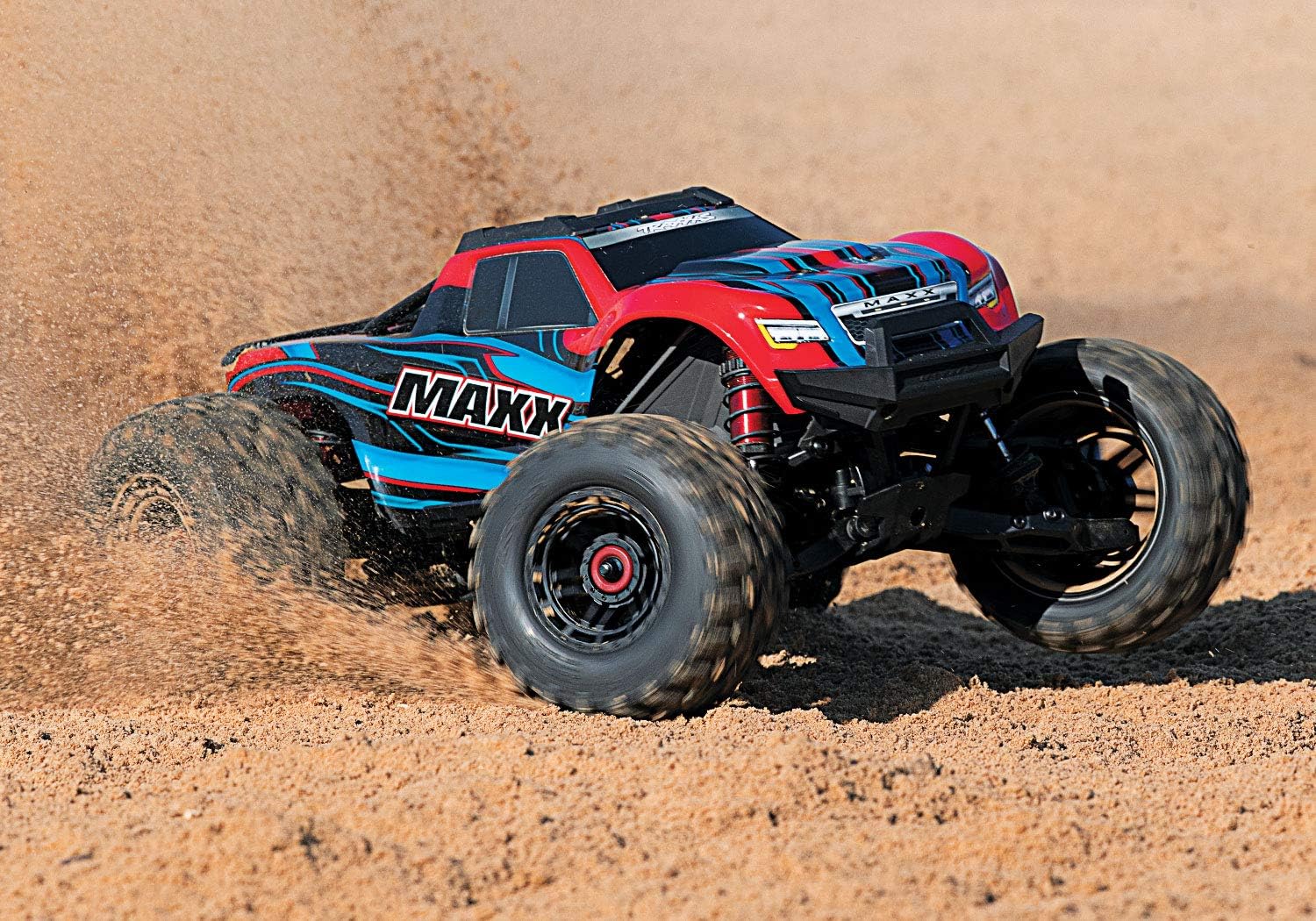 トラクサス 1 / 10 MAXX 4WD モンスタートラック RTR traxxas 89076-4 レッド