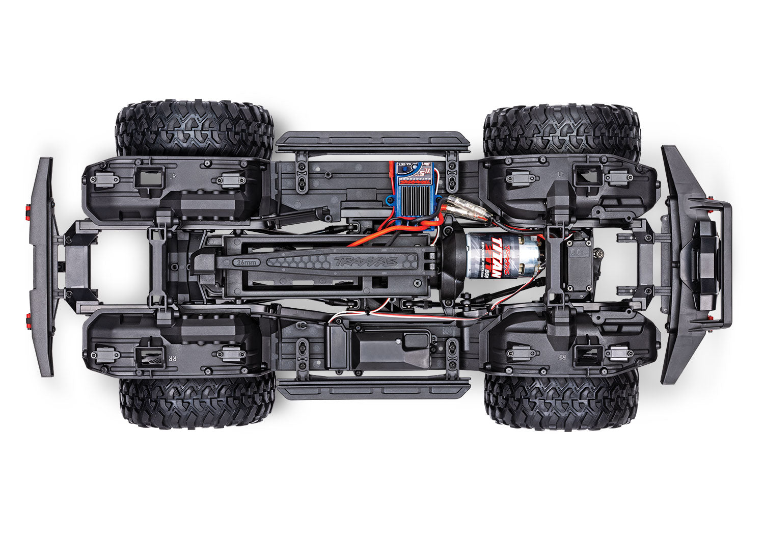 トラクサス 1/10 TRX4 スポーツ ハイトレイル 82044-4 レッド