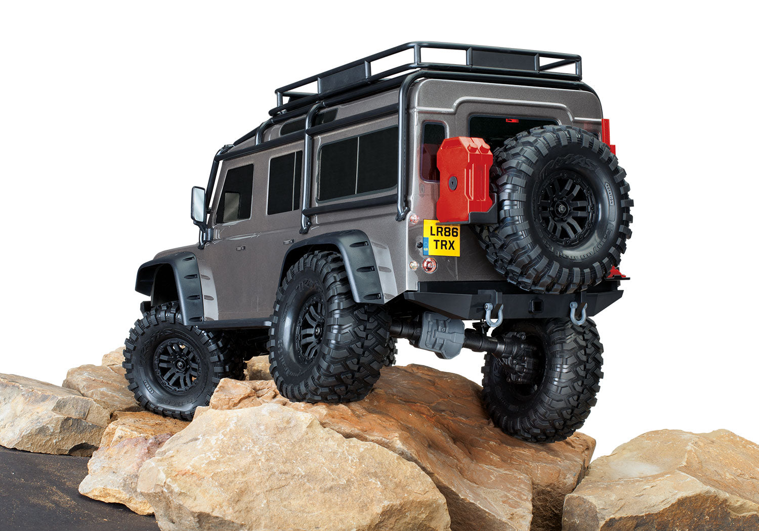 【 トラクサスリンク モジュール 6511 付属 】トラクサス TRX4 ランドローバー クリップレスボディ ディフェンダーD110 RTR シルバー 82256-4 - RCTRAIL