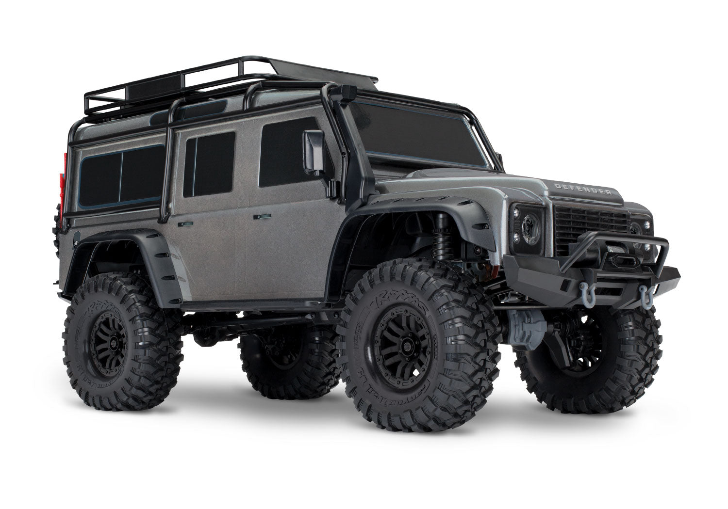 【 トラクサスリンク モジュール 6511 付属 】トラクサス TRX4 ランドローバー クリップレスボディ ディフェンダーD110 RTR シルバー 82256-4 - RCTRAIL