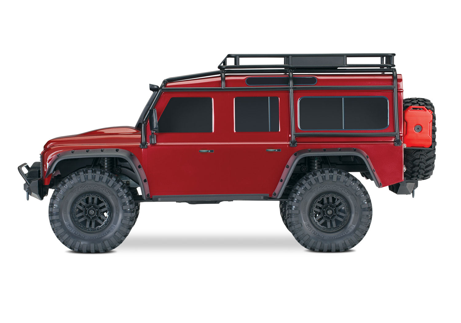 【 トラクサスリンク モジュール 6511 付属 】トラクサス TRX4 ランドローバー ディフェンダーD110 RTR レッド クリップレスボディ 82256-4 - RCTRAIL