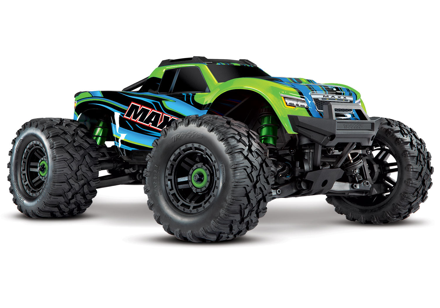 トラクサス 1 / 10 MAXX 4WD モンスタートラック RTR(グリーン) traxxas 89076-4-REDX - RCTRAIL
