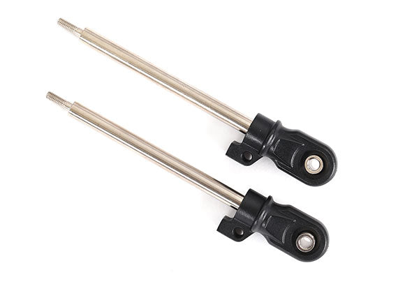 トラクサス  ショックシャフト、72mm(GT-Maxx®)(スチール、クローム仕上げ)(2)/ロッドエンド(2)/中空ボール(2) 8963