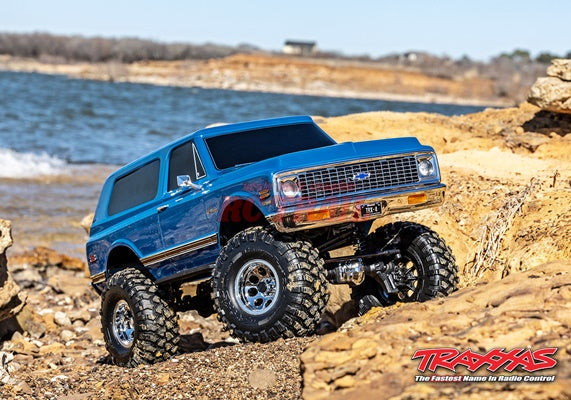 【 トラクサスリンク モジュール 6511 付属 】トラクサス 1/10 TRX4 シボレー 1972 ブレイザー K5 ハイトレイルエディション 92086-4 ブルー