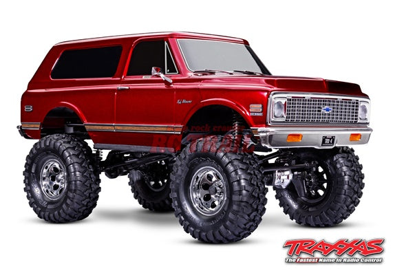 【 トラクサスリンク モジュール 6511 付属 】トラクサス 1/10 TRX4 シボレー 1972 ブレイザー K5 ハイトレイルエディション 92086-4 レッド