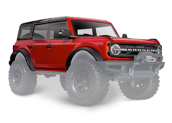 トラクサス TRX4 ブロンコ 組み立て済み、塗装済みボディ(レッド)展示品