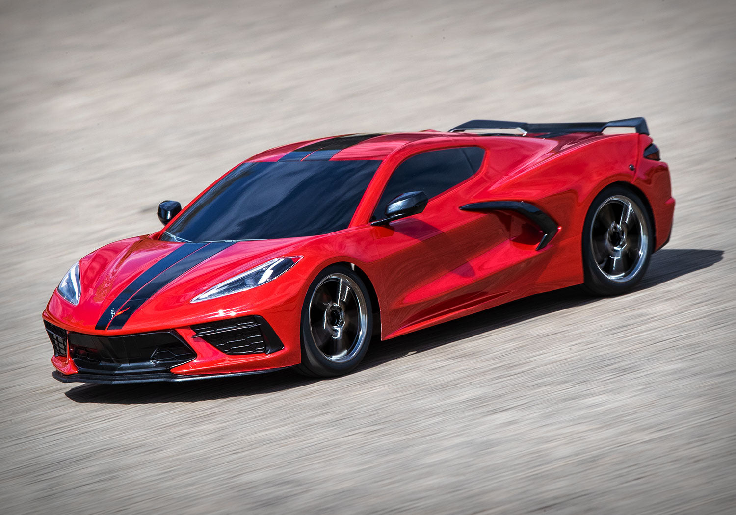 トラクサス 1/10 シボレー CORVTTE レッド RTR 塗装済み完成品 コルベット 93054-4