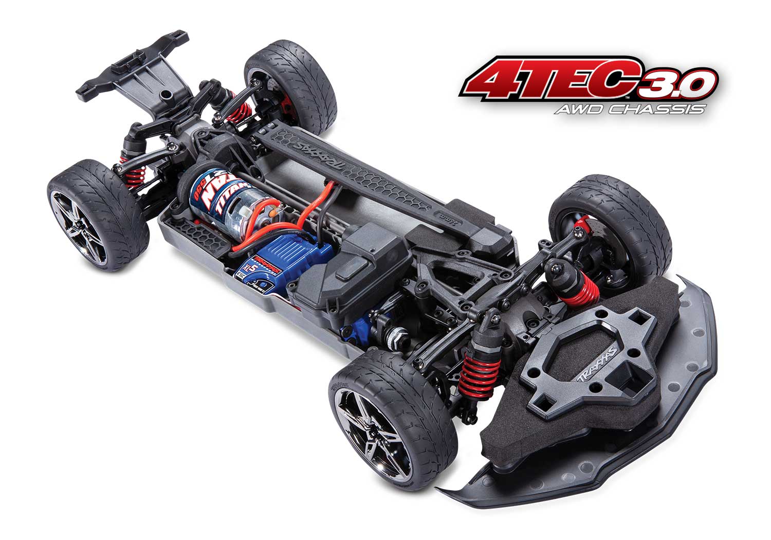 トラクサス 1/10 シボレー CORVTTE レッド RTR 塗装済み完成品 コルベット 93054-4