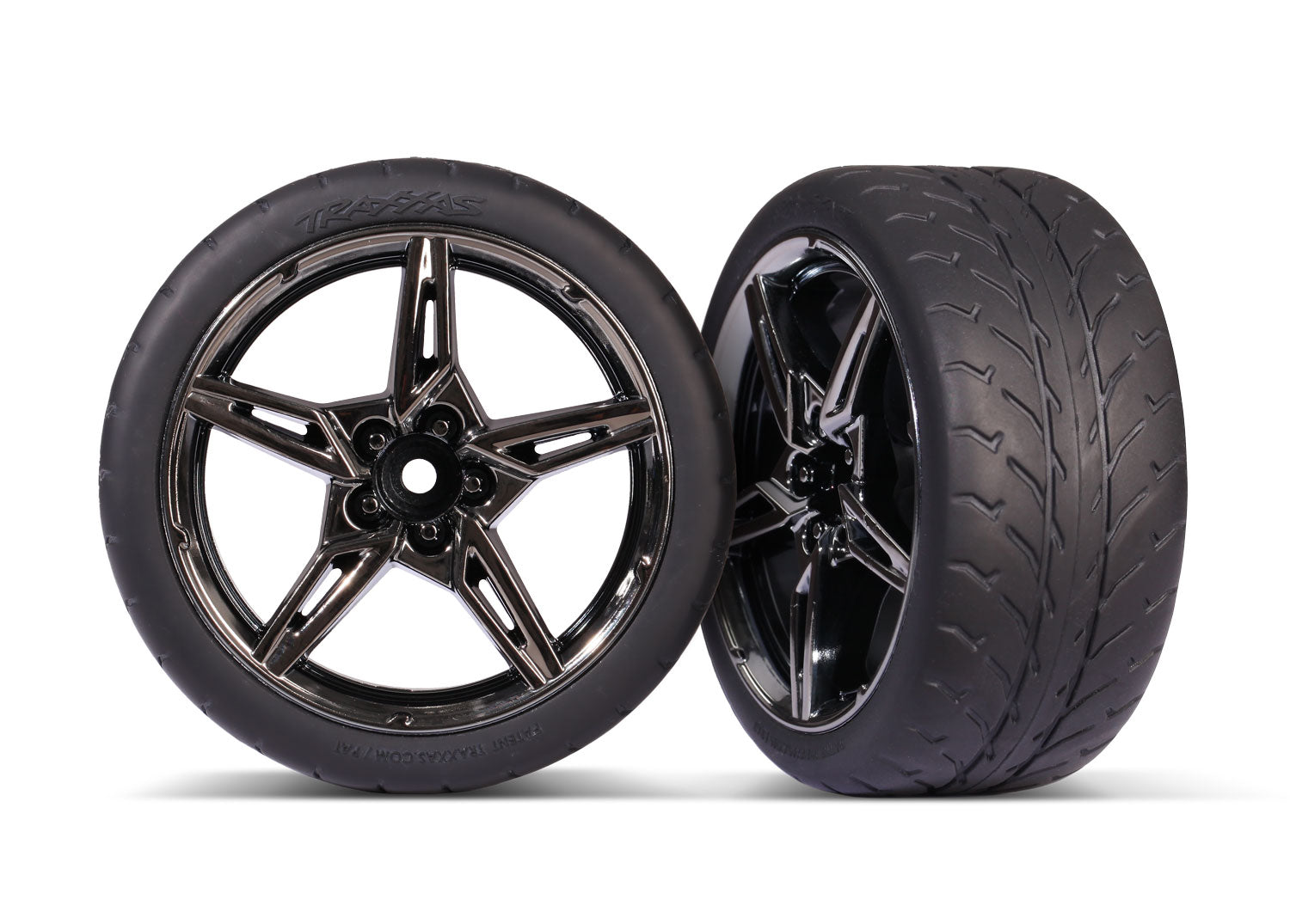 トラクサス 2.1インチ ブラッククローム リアホイール＆レスポンス 
