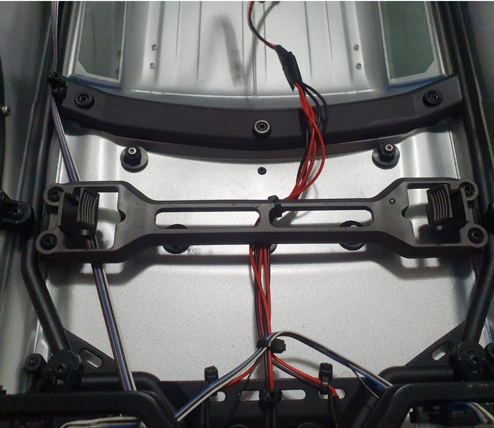 H-TECH 1/10 トラクサス TRX4適合 ブロンコ アルミメタルフード "ラプタータイプ"