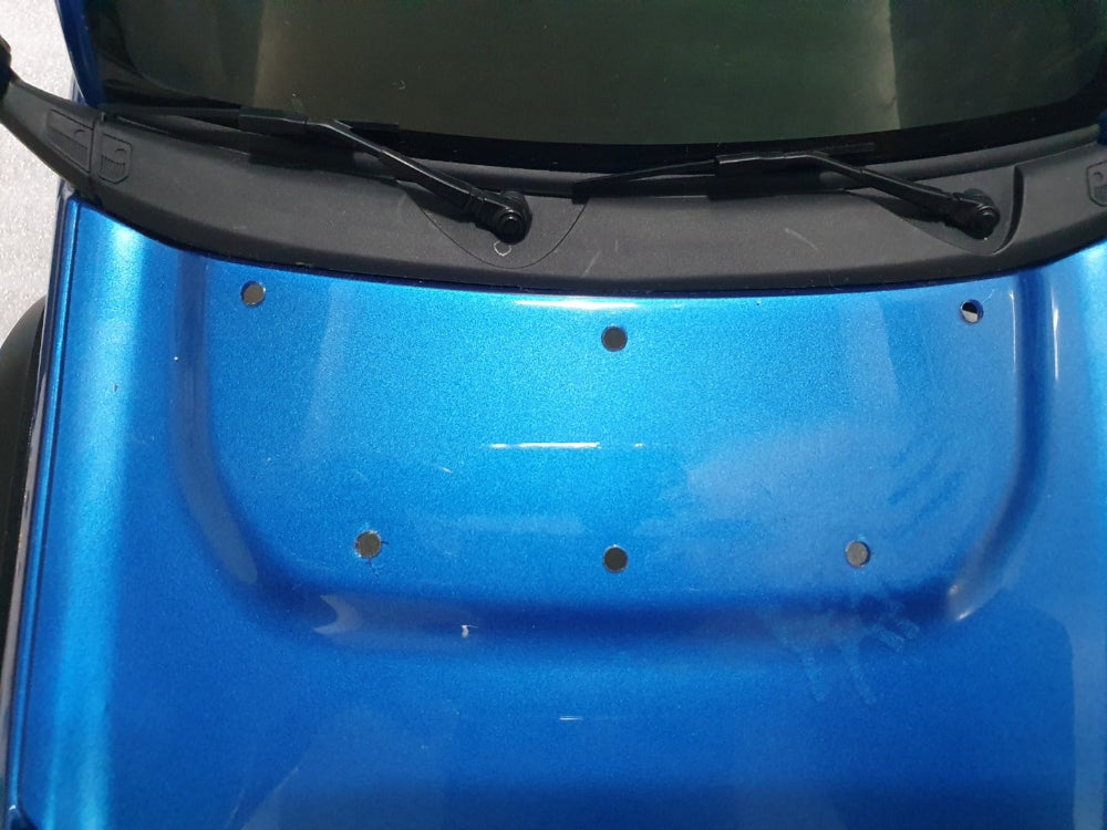 H-TECH 1/10 トラクサス TRX4適合 ブロンコ アルミメタルフード "ラプタータイプ"