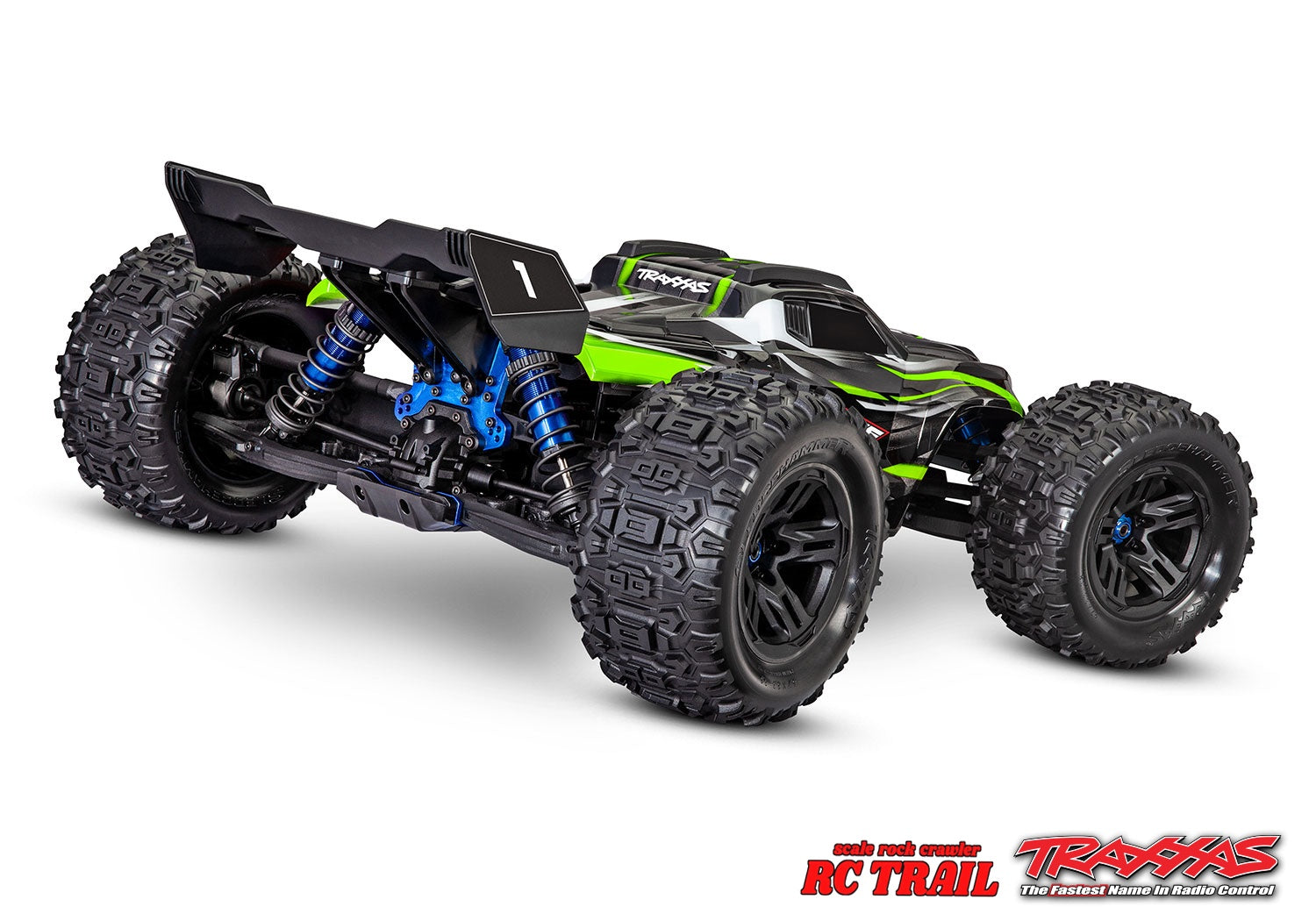 NEW! トラクサス Sledge RTR グリーン 6S 4WD ブラシレス 1/8 モンスタートラック VXL-6s TQi2.4GHzプロポ付き 95076-4 - RCTRAIL