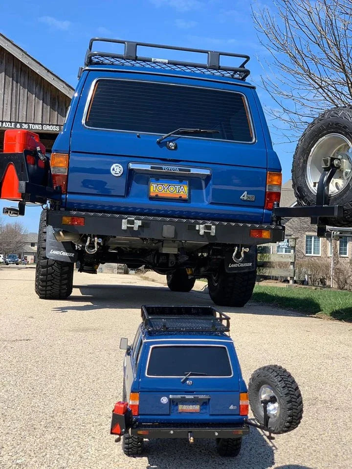 1/10 ランドクルーザー60 FJ60 丸目 ボディ組み立てキット+ 専用ボディ MUSC01 組み立てシャーシキット セット