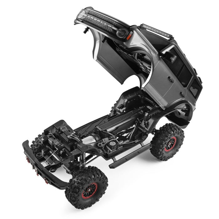 WLtoys 1:10 RCカー CABALLO 4WD オフロード クライミング車両 2.4G リモートコントロール クローラー ブロンコ グレー 104020