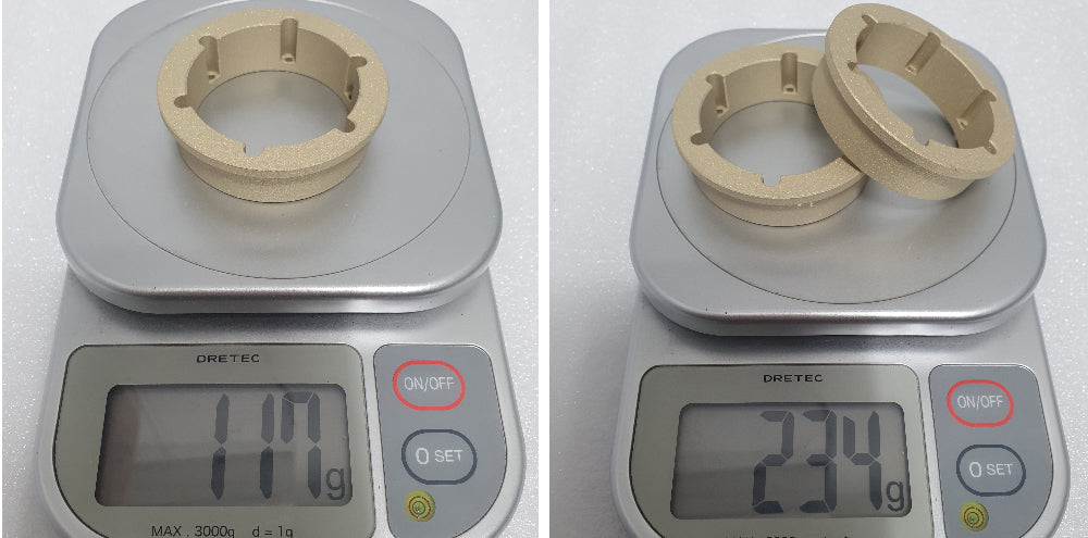 H-TECH 真鍮ホイールウェイト 2.2インチ(2個)