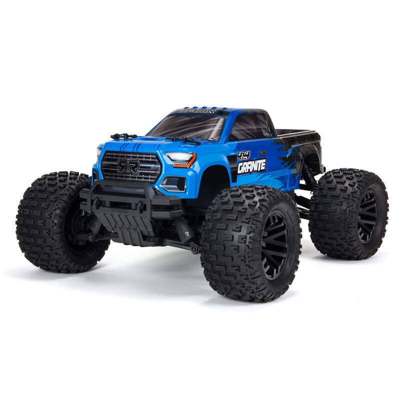 ARRMA 1/10 GRANITE 4X4 RTR モンスタートラック、ブルー ARA4202XV3T1