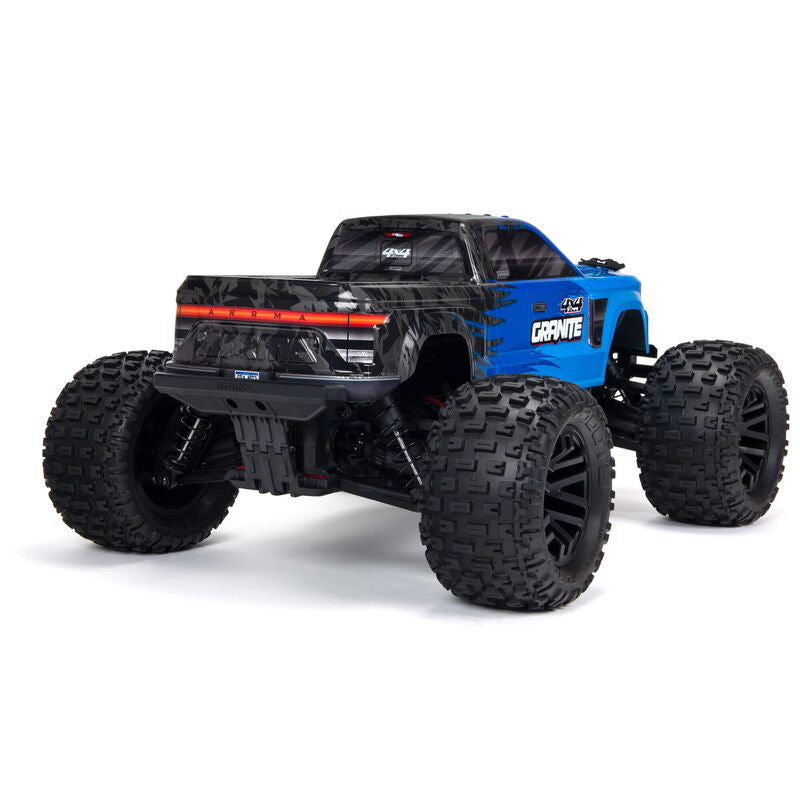 ARRMA 1/10 GRANITE 4X4 RTR モンスタートラック、ブルー ARA4202XV3T1