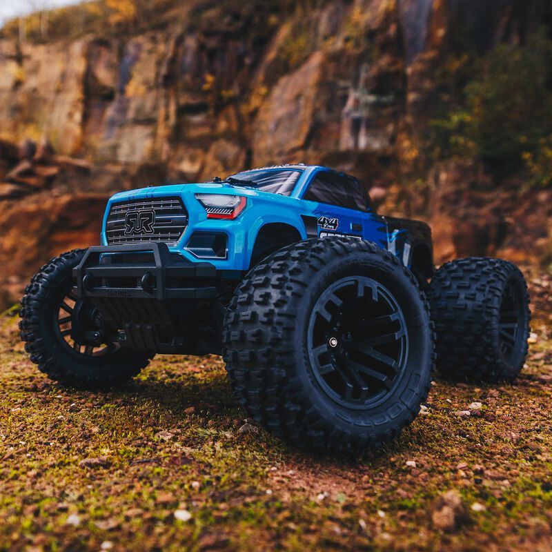 ARRMA 1/10 GRANITE 4X4 RTR モンスタートラック、ブルー ARA4202XV3T1