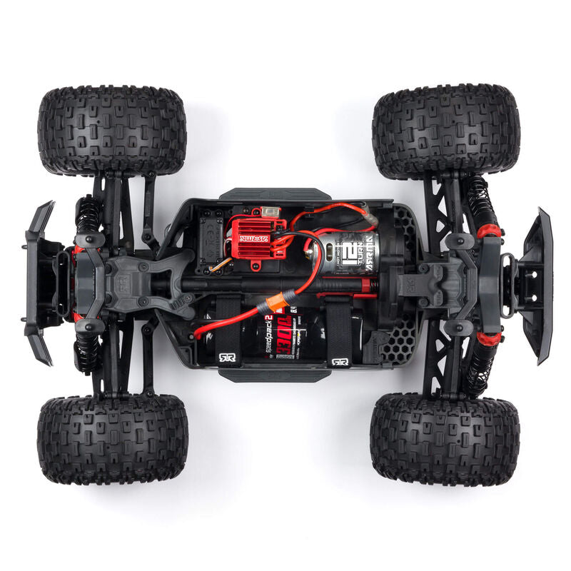 ARRMA 1/10 GRANITE 4X4 RTR モンスタートラック、ブルー ARA4202XV3T1