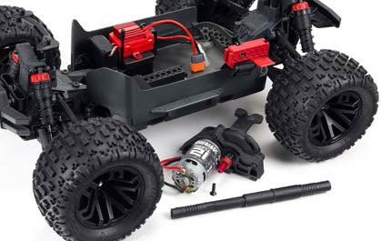 ARRMA 1/10 GRANITE 4X4 RTR モンスタートラック、ブルー ARA4202XV3T1