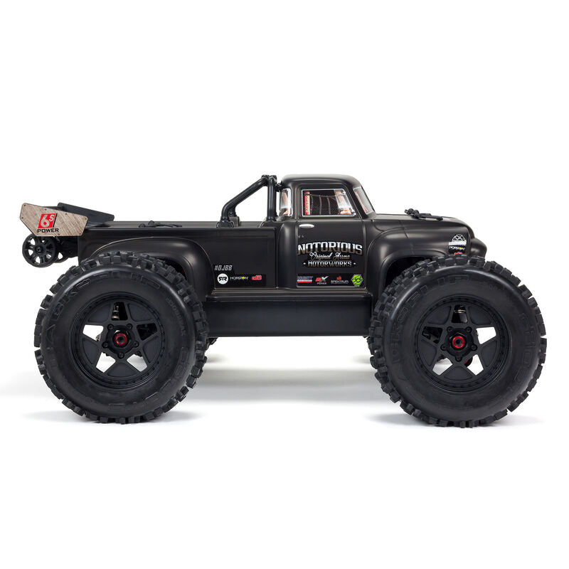 ARRMA 1/8 NOTORIOUS 6S 4X4 RTR ブラシレス スタント トラック ARA8611V5T1