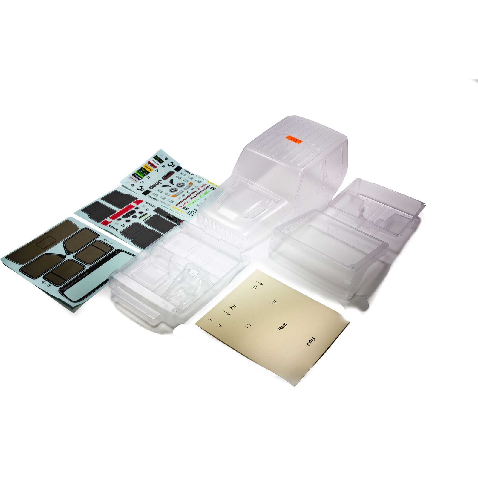 アキシャル ジープ JT グラディエーター ボディセット クリア AXI230026