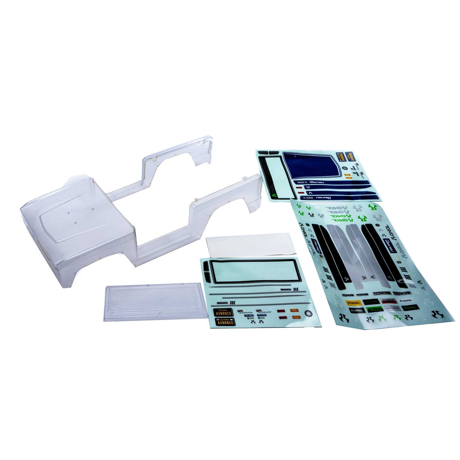 アキシャル 初期型フォード ブロンコ ボディ、クリア:SCX10 III AXI230044