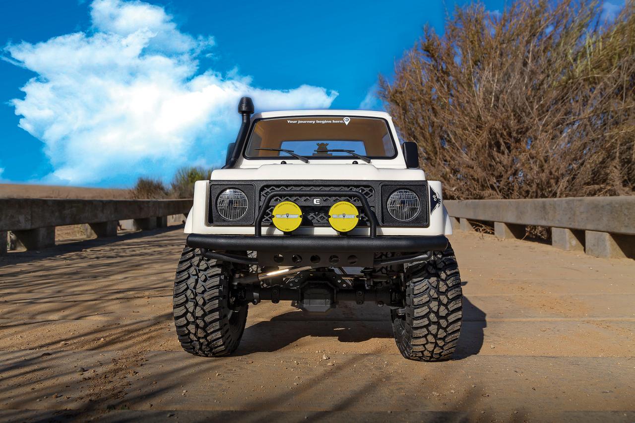 エレメント RC エンデューロ Bushido 4x4 RTR 1/10 ロッククローラー(ホワイト)2.4GHzプロポ付き ASC40118