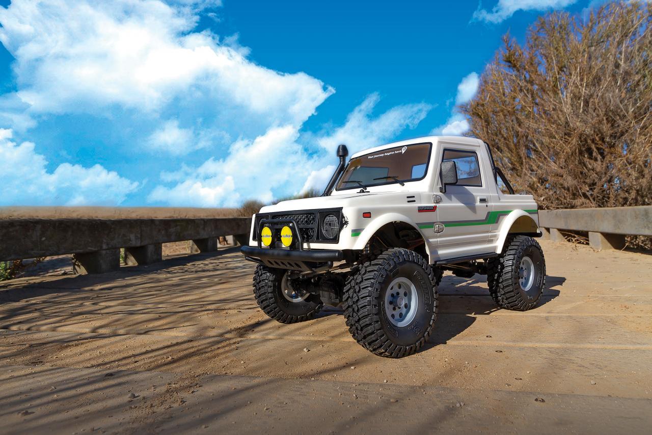 エレメント RC エンデューロ Bushido 4x4 RTR 1/10 ロッククローラー(ホワイト)2.4GHzプロポ付き ASC40118