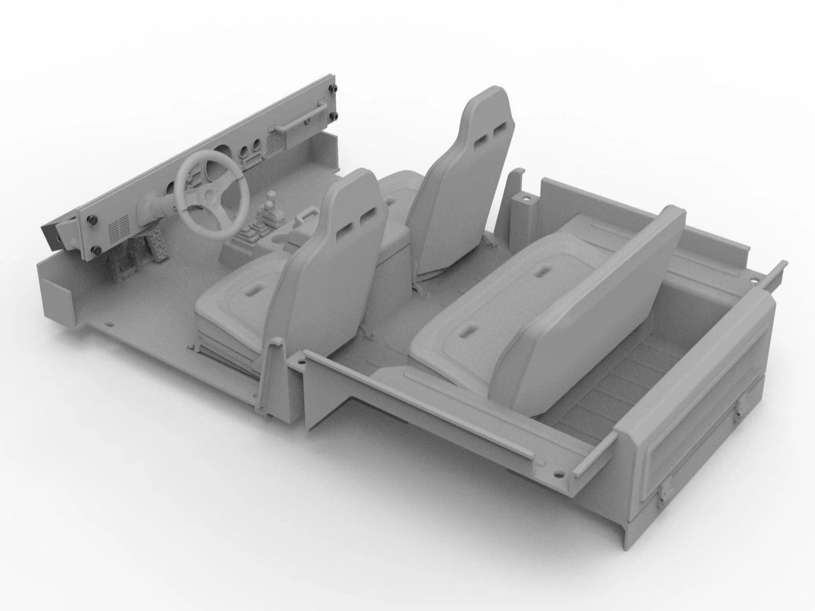 Knight Customs アキシャル SCX10 III Jeep CJ-7 インテリアディテールセット 内装 インテリア ナイトカスタム (コピー) - RCTRAIL