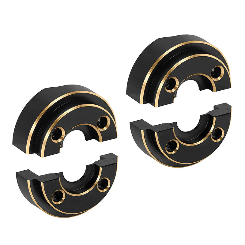 1/18 TRX4M用 真鍮製ステアリングナックルとカウンターウェイト