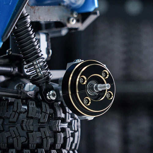 1/18 TRX4M用 真鍮製ステアリングナックルとカウンターウェイト