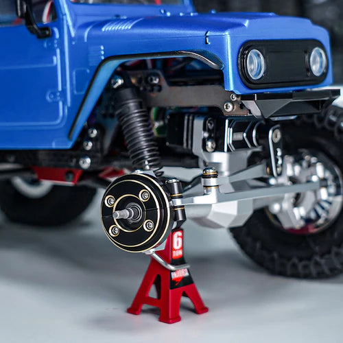 1/18 TRX4M用 真鍮製ステアリングナックルとカウンターウェイト
