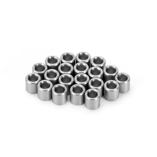 TRX4M Mods用 M2.5 フラットステンレススチールスペーサー ワッシャー シム 80個