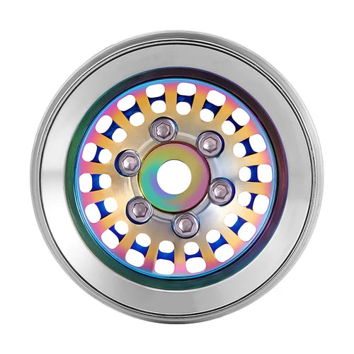 1/18 1/24 RCクローラー用 タービン 1.0インチ アルミビードロックホイール DGW-1055CL