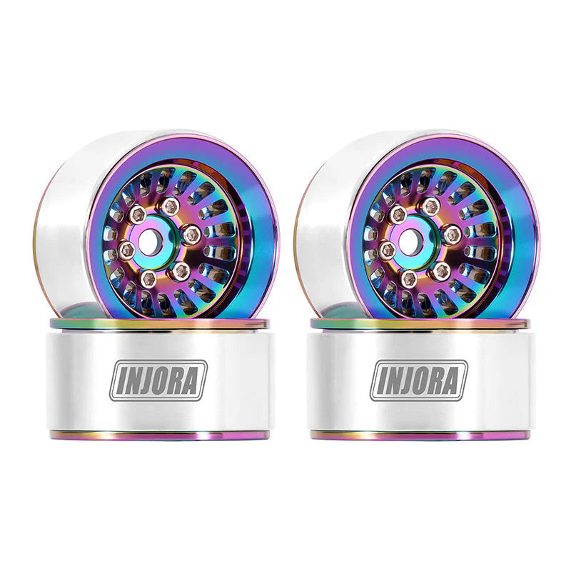 1/18 1/24 RCクローラー用 タービン 1.0インチ アルミビードロックホイール DGW-1055CL